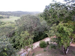 Looking to the North towards Spanish Lookout from the third floor.