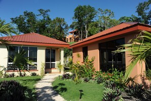 Villa Cayo is perched on top of a Mayan mountain overlooking the guests villas