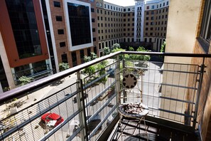 Blick vom Balkon