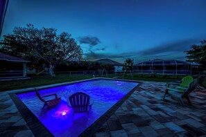 Private heated pool in Cape Coral, Florida