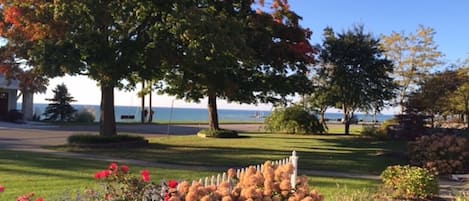 Lake Views from Front Yard w/Fire Pit