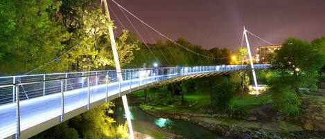 Short walk to Liberty Bridge
