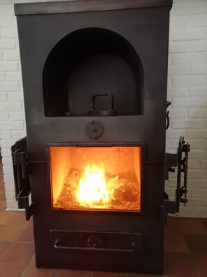 very powerful high end scandinavian(danish)woodstove to enjoy a cosy winter day
