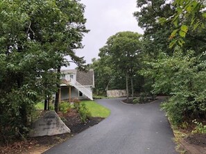 Private entrance to the Carriage House from West Ave.