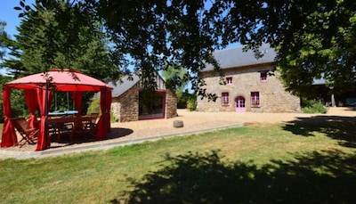 Typical Breton cottage