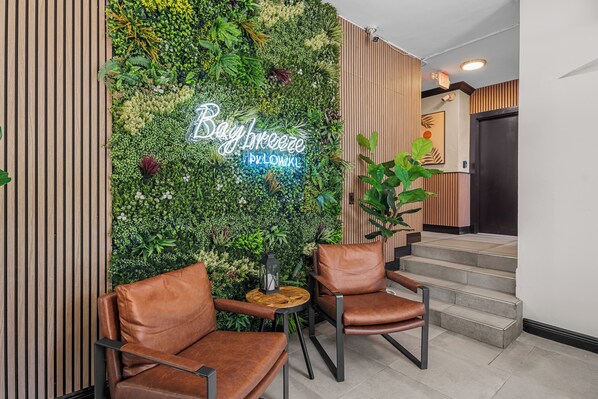 Sala de estar en el lobby