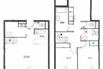 10m from ski slopes, 2nd floor, tv, ski locker, 81m², Les Menuires