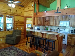 Kitchen and living room 