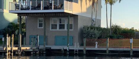 Dockside View of House. 
