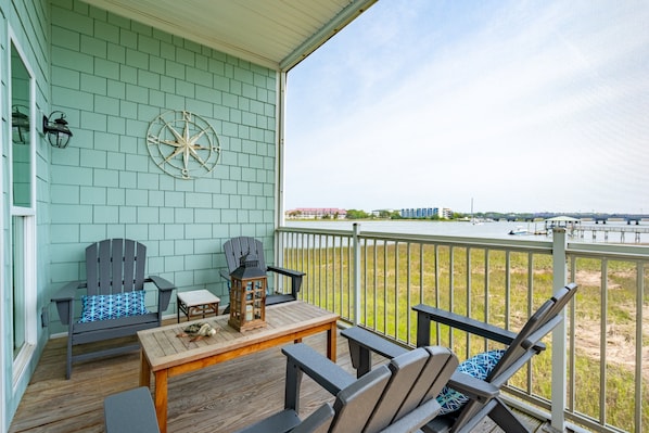 Screen Porch with Open River Views