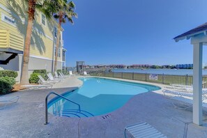 Community Pool with River Views