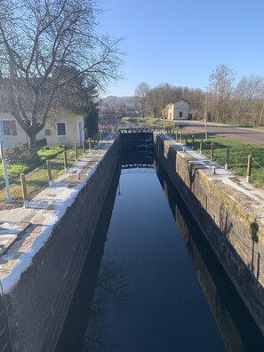 Blick von der Unterkunft