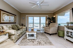 Living Room with beach view