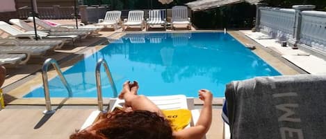 Shared pool at the complex near our studio amalfi coast