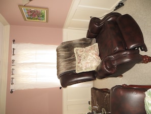 Reclining chair in livingroom