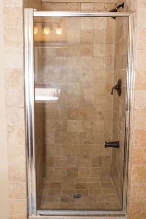 Primary bathroom shower