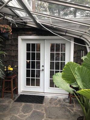 Entrance from the Greenhouse