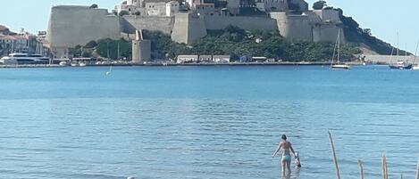 plage au pied de l appartement 