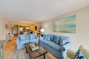Comfortable seating in living room