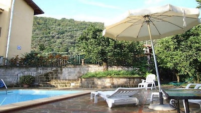 Cosy Lusal (C) apartment  complex with garden, parking, sharedpool Sorrentocoast