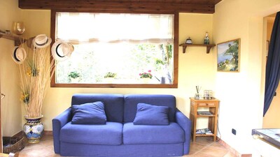 Cosy Lusal (C) apartment  complex with garden, parking, sharedpool Sorrentocoast