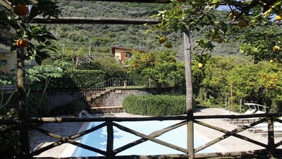 Cosy Lusal (C) apartment  complex with garden, parking, sharedpool Sorrentocoast