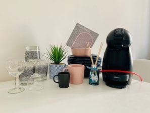 Kaffe och/eller kaffebryggare