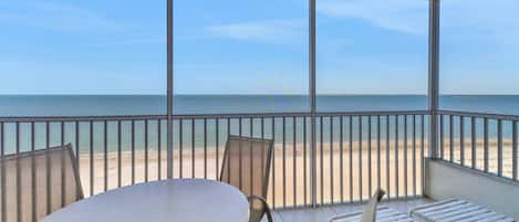 Day or night, you'll enjoy fabulous views of the Gulf, beach, and absolutely unforgettable sunsets.