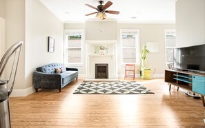 Enter into the bright and airy main living space!