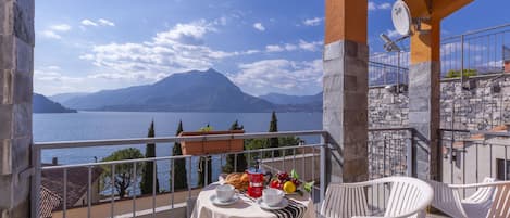 Vue sur la terrasse