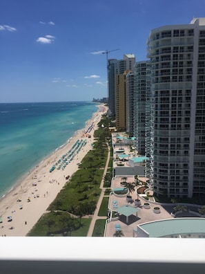 South view towards South Beach