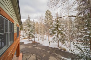 Wintery balcony views #winter