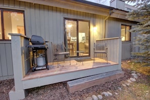 Grill out on your private patio