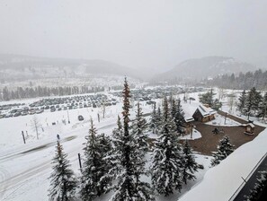 Wintery view during ski season #winter