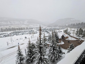 Wintery view during ski season #winter