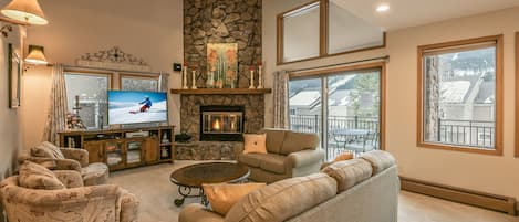 Open Living Room with lots of natural light