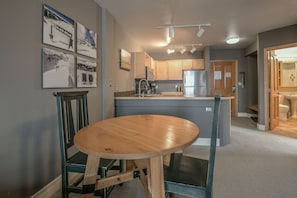 Dining area for two