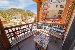 Private corner balcony! #winter