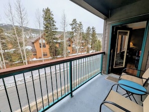 Private balcony #winter