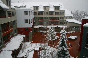 Winter view of Silver Mill courtyard #winter