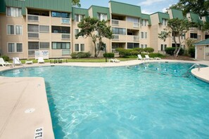 Large out door pool