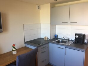 Apartment 4, 16qm, 1 Schlafzimmer für 1 Person-Apartment 4, Küche
