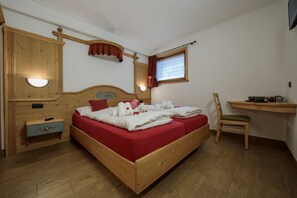 Bedroom with little table