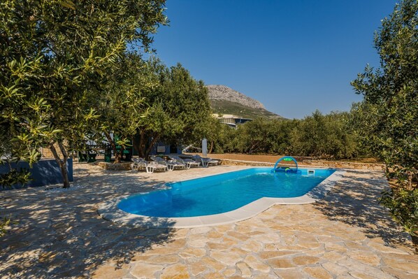 Garden with pool 