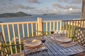 Relax and enjoy every meal from your private balcony.