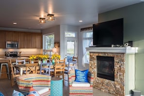 Stay connected while you enjoy the open concept living space.