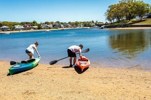 Kayaks found in Kilians Locker are inclusive with nightly stay- Shared space on resort. (1)