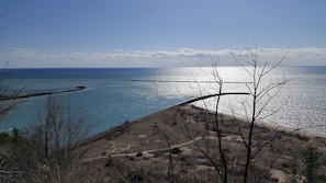 View from the bluff - Hydro power plant inlet