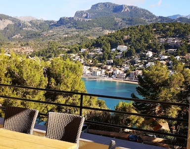 NEW!!! Fantastic location with SEA VIEW in the Tramuntana mountains Port Sóller
