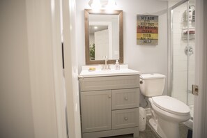 beautifully remodelled bathroom